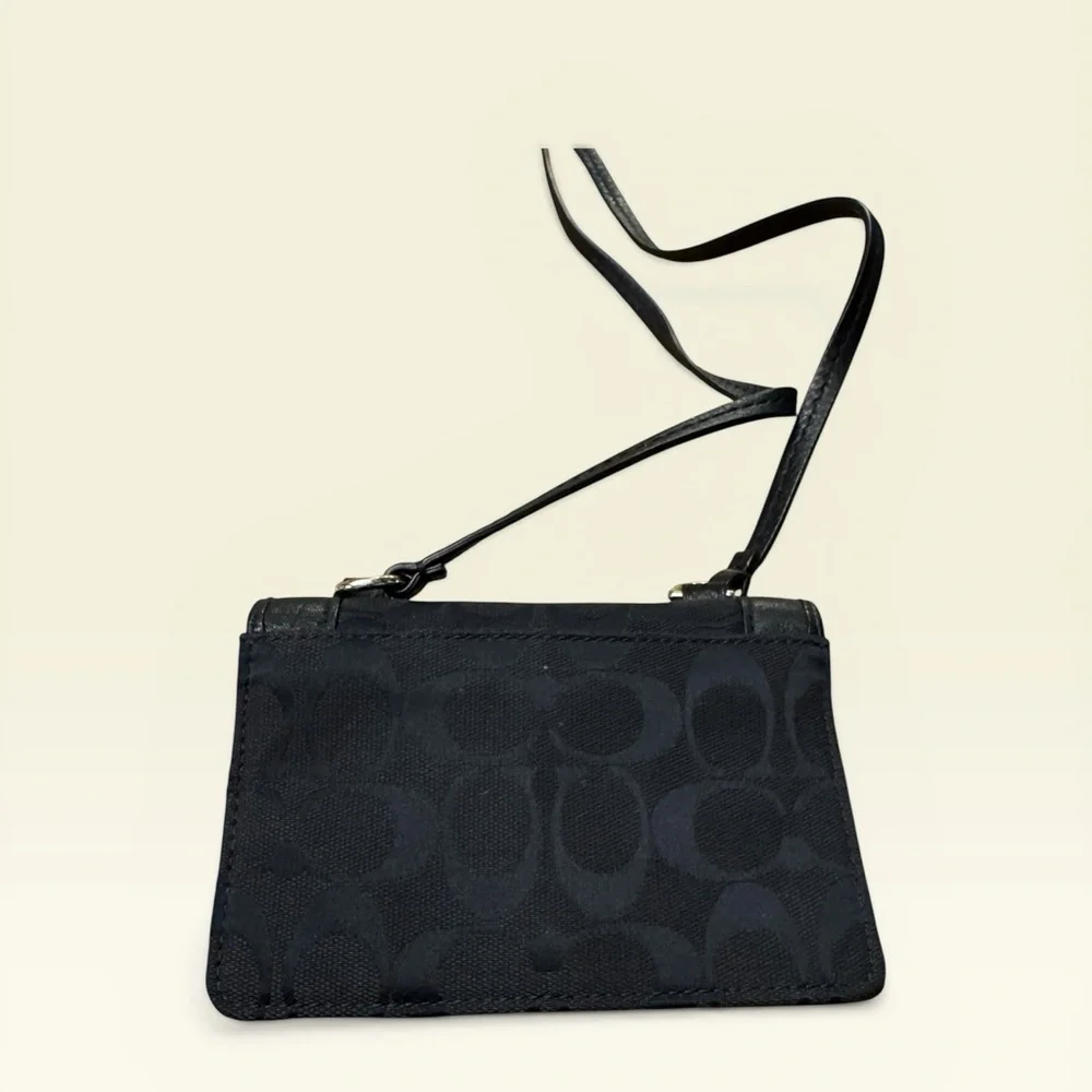 Coach Mini Legacy Signature C Crossbody Wallet - Picture 4 of 7